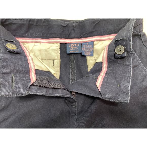 Two Izod Approved Schoolwear Stretch Skinny Bootcut Pants Adj Waist Girls 8 - Picture 7 of 9